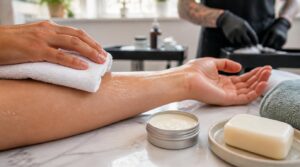 clean and patch-test skin clean and patch-test skin