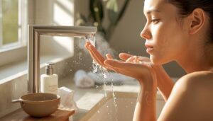 cleanse with lukewarm water cleanse with lukewarm water