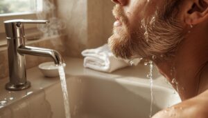 cleanse with warm water cleanse with warm water
