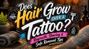 does hair grow over a tattoo does hair grow over a tattoo
