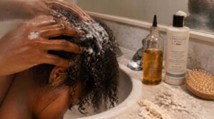 double-cleanse heavy product buildup double-cleanse heavy product buildup