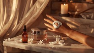 evening: retinoid and moisturizer evening: retinoid and moisturizer