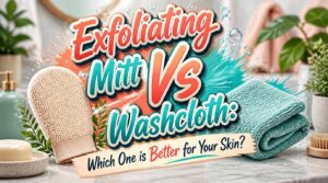 exfoliating mitt vs washcloth exfoliating mitt vs washcloth