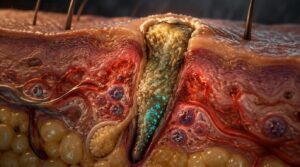 follicular blockage and bacteria follicular blockage and bacteria