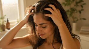 four-minute daily scalp massage four-minute daily scalp massage