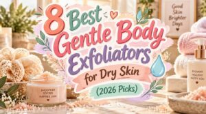 gentle body exfoliator for dry skin