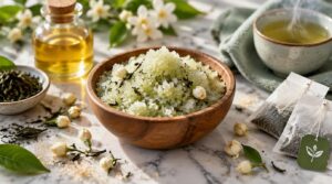 green tea and sugar scrub green tea and sugar scrub