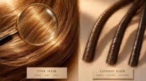 hair density vs. strand diameter hair density vs. strand diameter