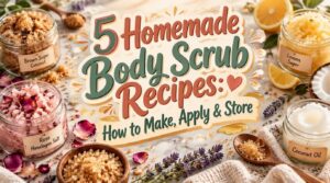 homemade body scrub recipes