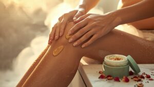 how to apply body scrub how to apply body scrub