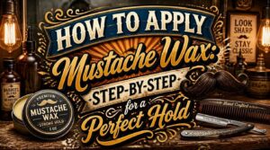 how to apply mustache wax how to apply mustache wax