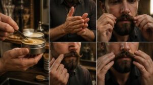 how to apply mustache wax how to apply mustache wax
