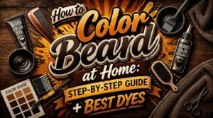 how to color beard at home