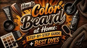 how to color beard at home