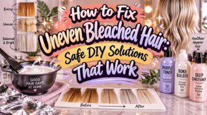 how to fix uneven bleached hair how to fix uneven bleached hair