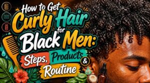 how to get curly hair black men how to get curly hair black men