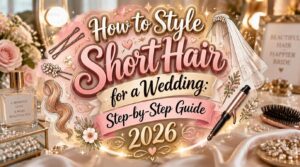 how to style short hair for a wedding how to style short hair for a wedding