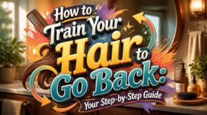 how to train your hair to go back how to train your hair to go back