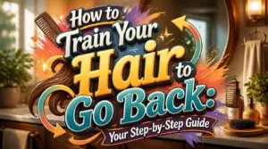 how to train your hair to go back how to train your hair to go back