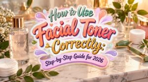 how to use facial toner correctly