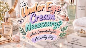 is under eye cream necessary for skincare routine