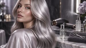 maintain grey hair shine with gloss, trims, and heat protection maintain grey hair shine with gloss, trims, and heat protection
