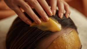 massage the scalp gently massage the scalp gently