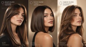 match straight hairstyles to face shape match straight hairstyles to face shape