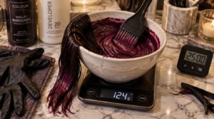 mix and apply the dye mix and apply the dye