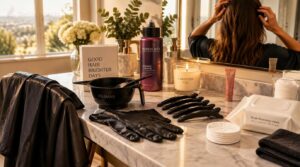 prepare your hair, skin, and workspace safely prepare your hair, skin, and workspace safely