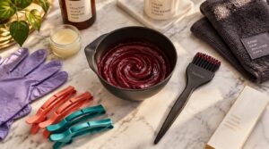 prepare your hair, test the dye, and gather supplies prepare your hair, test the dye, and gather supplies