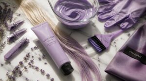 preparing and applying lavender hair dye preparing and applying lavender hair dye