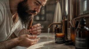 preparing your beard before applying preparing your beard before applying
