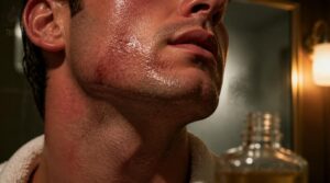 recognize excessive aftershave application recognize excessive aftershave application