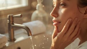rinse using lukewarm water rinse using lukewarm water