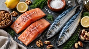 salmon and mackerel salmon and mackerel