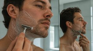 shave with the grain shave with the grain