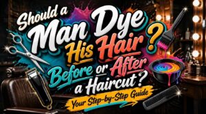 should a man dye his hair before or after a haircut should a man dye his hair before or after a haircut