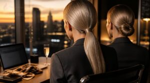 sleek low ponytails, buns, and chignons for a polished office look sleek low ponytails, buns, and chignons for a polished office look