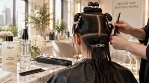 step 2: prepare, protect, and section hair properly step 2: prepare, protect, and section hair properly
