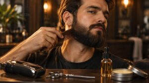 style a medium beard (16–75 mm) to manage volume style a medium beard (16–75 mm) to manage volume