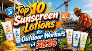 sunscreen lotions for outdoor workers