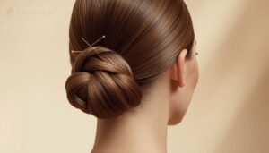twisted low bun twisted low bun