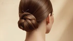 twisted low bun twisted low bun