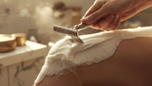 use light, short razor strokes use light, short razor strokes