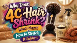 why does 4c hair shrink why does 4c hair shrink