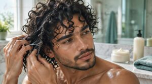 apply leave-in conditioner and styling gel apply leave-in conditioner and styling gel