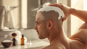apply shaving cream or gel apply shaving cream or gel