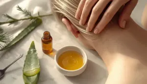 applying natural oils without worsening dandruff applying natural oils without worsening dandruff