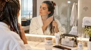 applying travel hair masks without overconditioning applying travel hair masks without overconditioning